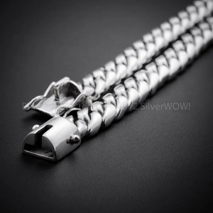 silverwow Necklaces 15mm Cuban Link Necklace Chain