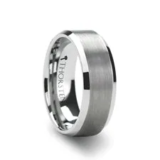 Sissys Log Cabin Rings Tungsten Mens Wedding Band