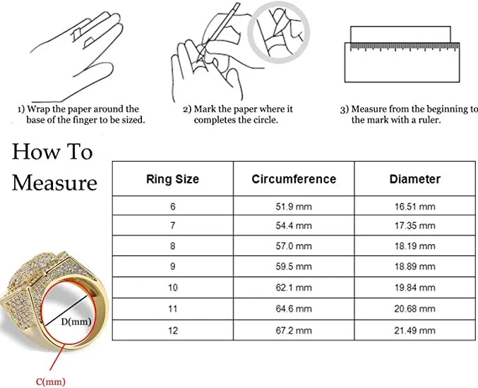 Star Iced Out Diamond Ring BEST SELLER Rings