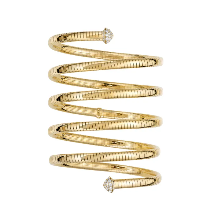 Thick Diamond Coil Bracelet 48tw Mattia Cielo Bracelets