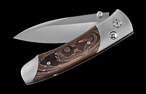 Titanium pocketknife with stainless blade and carbon fiber WILLIAM HENRY LLC Necklaces Titanium pocketknife with stainless blade and carbon fiber WILLIAM HENRY LLC Necklaces