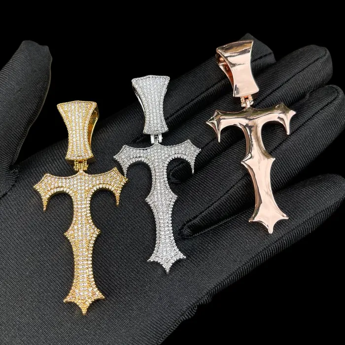 Trap Rapper Vampire Edition Iced Out Diamond Pendant Necklace Trap Rapper Necklaces