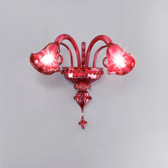 Voltolina Earrings San Marco 2 lights Wall Lamp