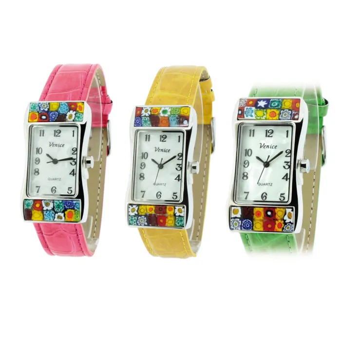 Watches MuranoVItrum Murrina Rectangular Watch